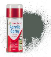 AD6001 Humbrol Number 1 150 ml acrylic paint matt grey aerosol
